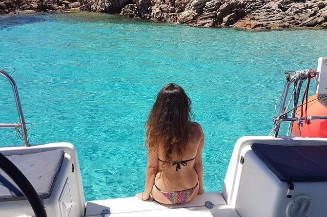 1-Catamaran tour to the Maddalena Archipelago from Cannigione - Spargi for clear water and snorkeling