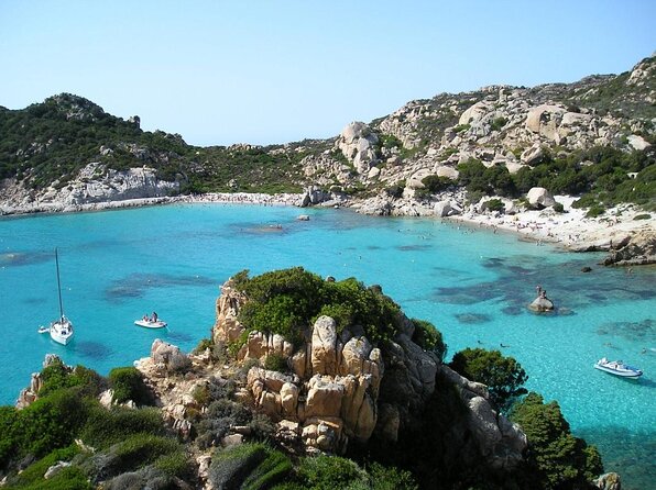 1-Catamaran tour to the Maddalena Archipelago from Cannigione - Razzoli and Santa Maria from the water