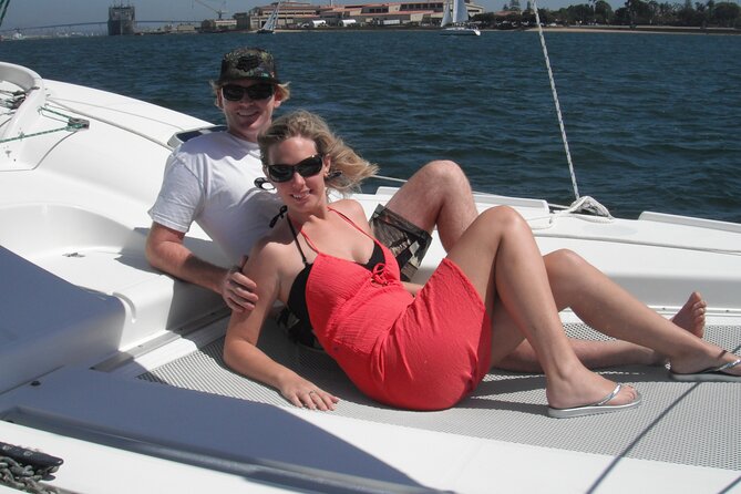 2.5-Hour Small-Group Catamaran Sunset Sail with Drinks - Sunset, drinks, and the changing temperature