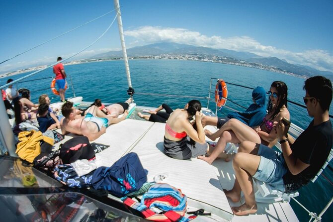 2-Hour Catamaran Tour along the Costa Tropical and Malaga Coast - Dolphins, swimming, and paella: what may happen