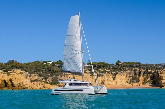 2h30 Private Sunset Catamaran Adventure in Albufeira - A catamaran built for relaxing