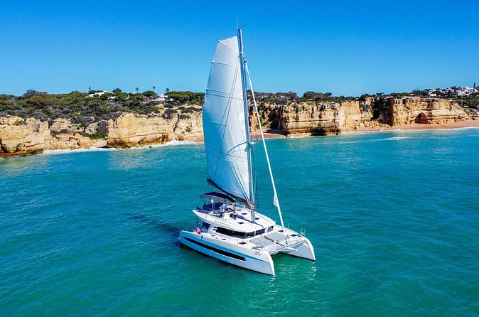 2h30 Private Sunset Catamaran Adventure in Albufeira - Snorkeling and paddleboard options