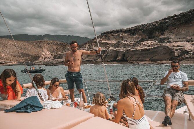 3-hour catamaran excursion along the Costa Adeje - A cove near Veril Beach for swimming and snorkeling