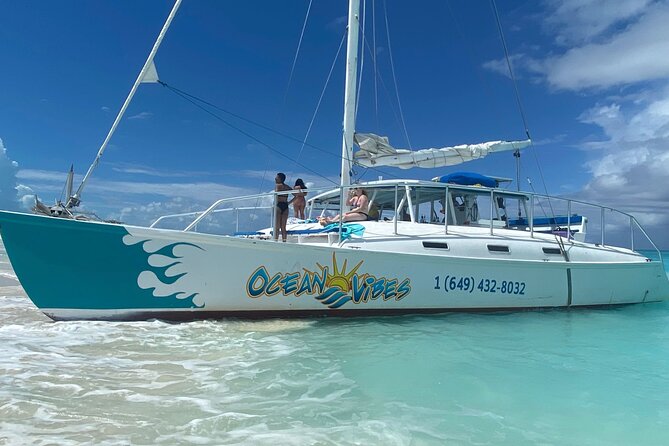 4-Hour Catamaran Sail and Snorkel Tour from Grace Bay - Sailing past the Grace Bay shoreline