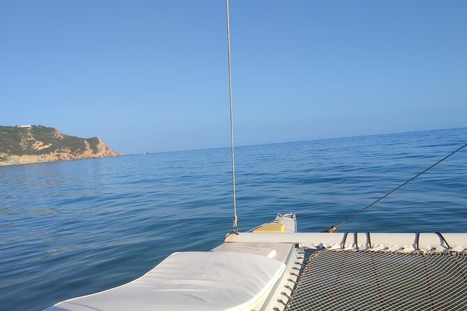 4 Hours Catamaran Tour to the Scala dei Turchi - The Madonnina and the clear water below