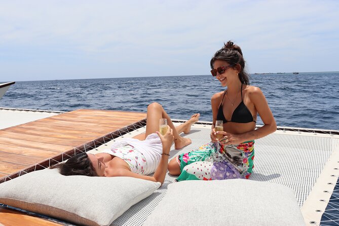 4-in-1 • Gili Islands Snorkel & Sunset Half-day Catamaran Cruise - Dinner with the Gili sunset