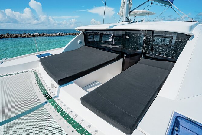 5-Hour 38'Luxury Catamaran All-Inclusive Tulum & Playa del Carmen - Music, fishing, and the private-boat advantage