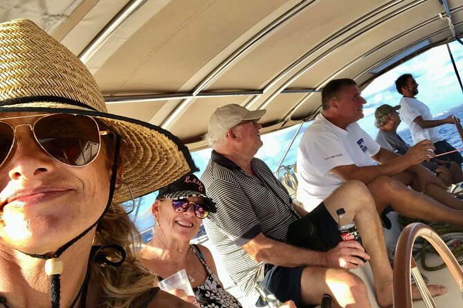 5 Hour Luxury Catamaran Day Sail in Sint Maarten on The Phoenix - Mullet Bay or Simpson Bay is the longest water stop