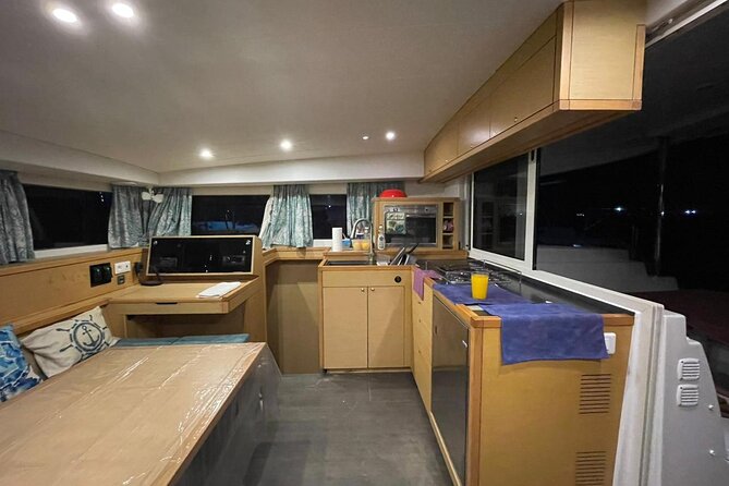 7hrs 42ft Luxury Catamaran Private Charter Cancun to Isla Mujeres - Sailing, Drinks, and the Sunset Return