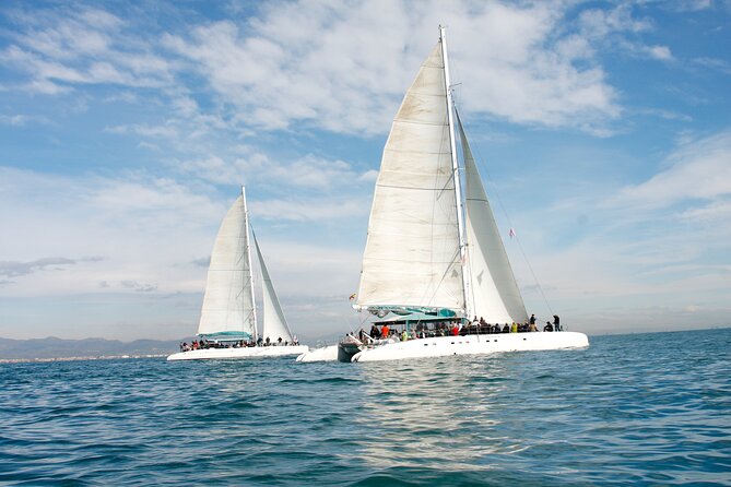 A day at sea from Dénia or Jávea with Barbecue aboard the Catamaran - Leaving Dénia and rounding Cape San Antonio