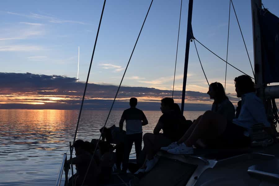 Adelaide: Glenelg Twilight Catamaran Cruise with Drink - Out on Gulf St Vincent, the view does the work