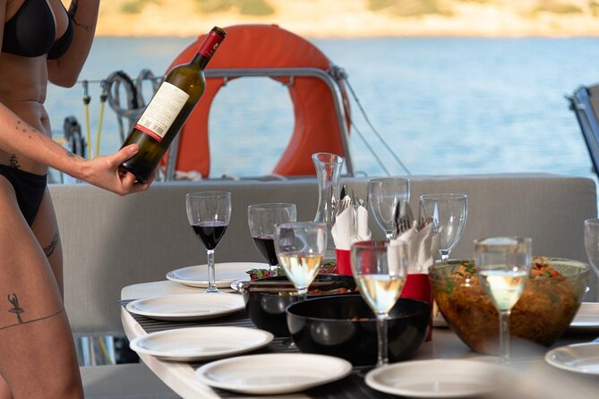 Ag. Nikolaos: Catamaran Trip with Sushi, Drinks, & Water Toys - Booking and cancellation details that matter