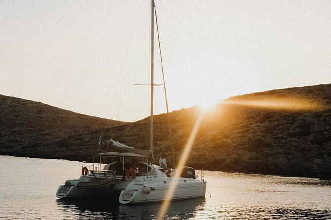 Agios Nikolaos: Kolokytha and Spinalonga Catamaran with Meal - Kolokytha Bay’s One-Hour Swim Stop