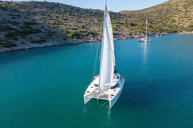Agios Nikolaos: Private Catamaran Cruise with Meal & Drinks - Key points at a glance