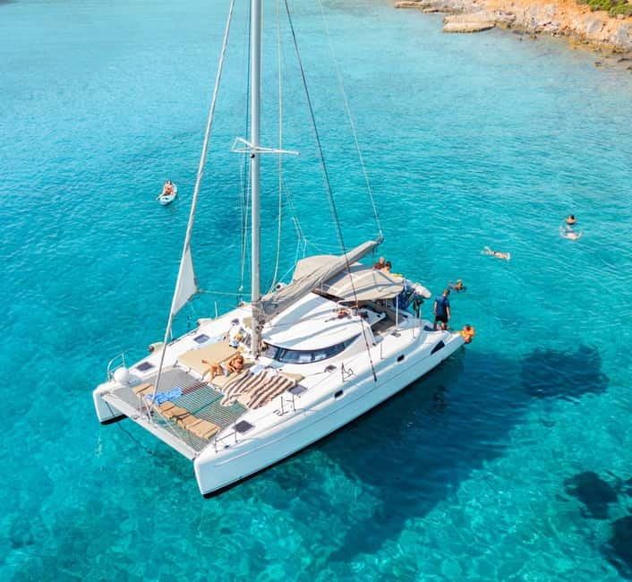 Agios Nikolaos: Spinalonga and Kolokytha Catamaran with Meal - Key points at a glance