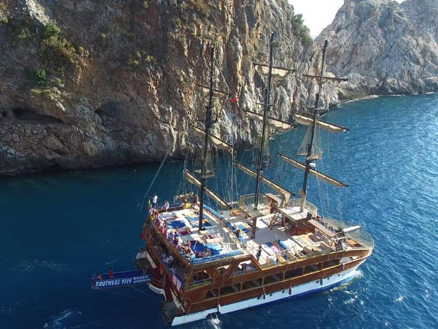 Alanya: Catamaran Boat Tour with Snorkeling with Lunch - More swimming near Alanya