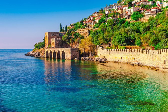 Alanya Catamaran Boat Tour with Sunbathing Swimming & Snorkelling - Three caves along the peninsula