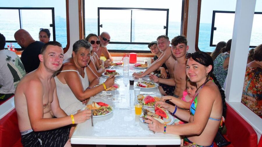 Alanya White Pearl Catamaran Cruise – Scenic Views & Swim - Swimming Three or Four Times During the Cruise