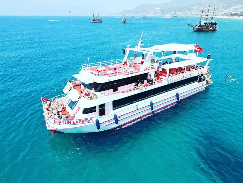Alanya White Pearl Catamaran Cruise – Scenic Views & Swim - Music, Foam, and the Boat’s Social Mood