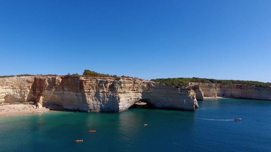 Albufeira: Coastline and Benagil Caves Tour by Catamaran - The Natural Arch of Albandeira and Praia da Marinha