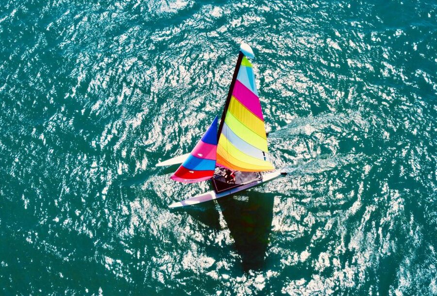 Alcudia: 1-Hour Catamaran Experience with Monitor for 2 - Setting off from Port dAlcúdia