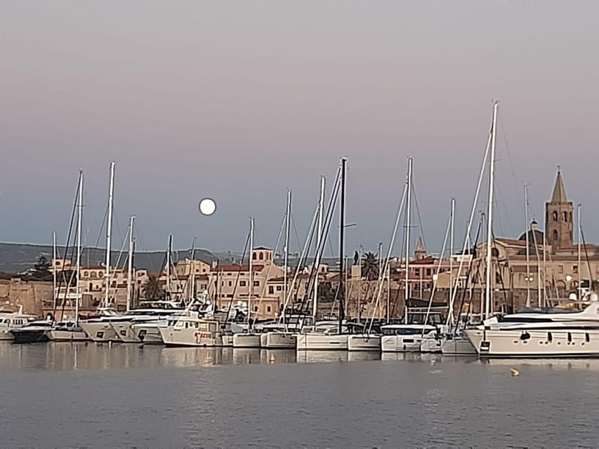 Alghero catamaran sunset tour Alghero - La Maddalenetta island and the final swim of the day