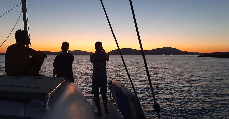Alghero catamaran sunset tour Alghero - Seeing Alghero’s old walls from the water