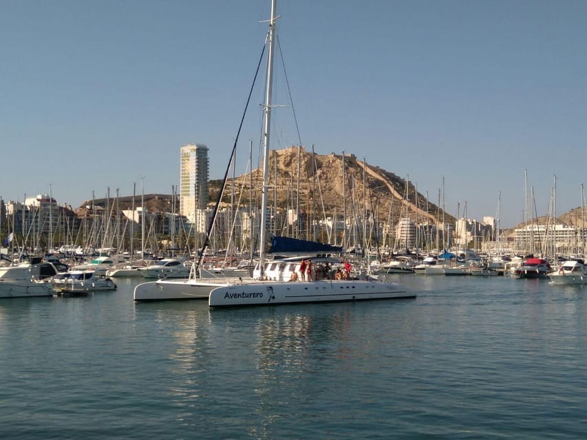 Alicante: 2-Hour Late Afternoon Catamaran Cruise - Meeting the boat beside Mundo de los Niños