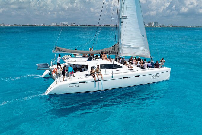 All Inclusive Isla Mujeres Catamaran - Playa Norte and the island beach stops