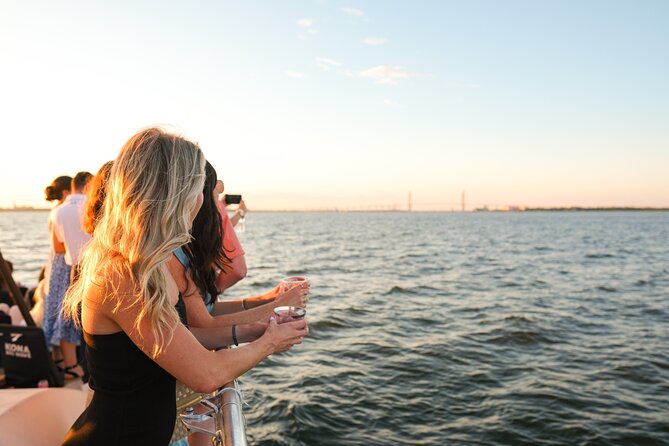 Aloha Wednesday Sunset Sail - Drinks Included - Lux Catamaran - The USS Yorktown at Patriots Point