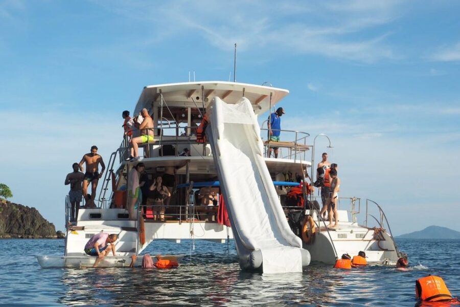 Amazing Coral Island & Sunset Dinner with Power Catamaran - Promthep Cape and fishing from the boat
