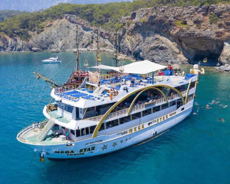 Antalya & Kemer: Megastar Catamaran Cruise With Foam Party - The first stop: Cennet Bay