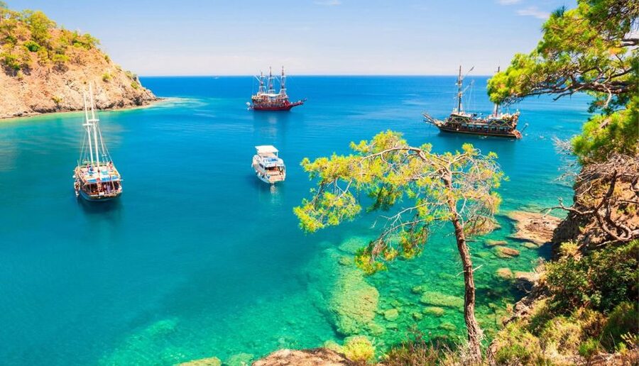 Antalya & Kemer: Megastar Catamaran Cruise With Foam Party - Lunch on deck: convenient, not refined