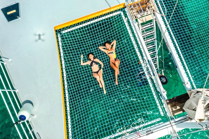 Aruba Afternoon Snorkel Sail aboard Palm Pleasure Catamaran - Setting sail from De Palm Pier