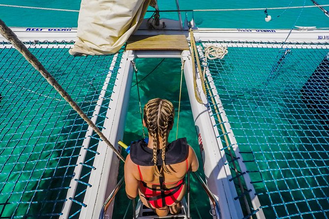 Aruba Morning Snorkel Sail aboard Palm Pleasure Catamaran - The social side, and the quiet side