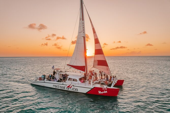 Aruba Sunset Sail Dinner Cruise with Open Bar by Catamaran - Key points at a glance