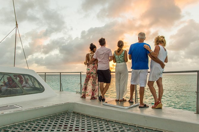 Aruba Sunset Sail Dinner Cruise with Open Bar by Catamaran - The Sunset View From the Catamaran