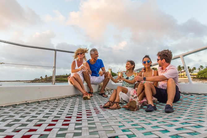 Aruba Sunset Sail Dinner Cruise with Open Bar by Catamaran - A Three-Course Buffet With Caribbean Flavors