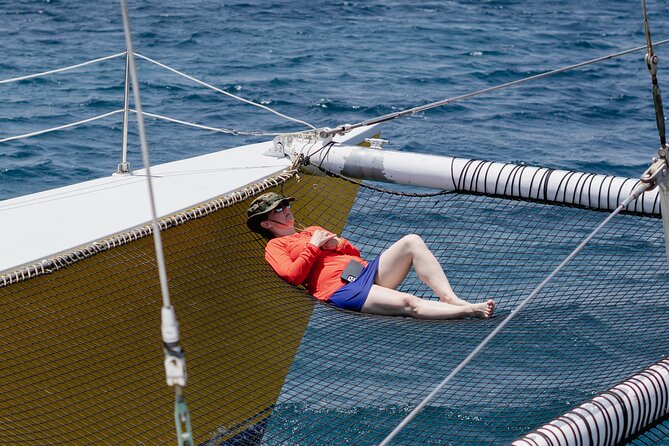 Aruba Sunset Sail - The Arusun Catamaran - Setting out from the Aruba Watersports Center at 5:00 pm
