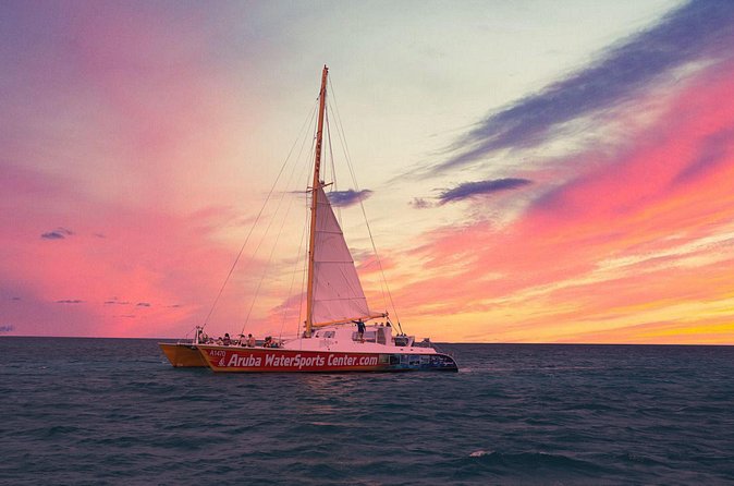 Aruba Sunset Sail - The Arusun Catamaran - What the $55 price really buys you