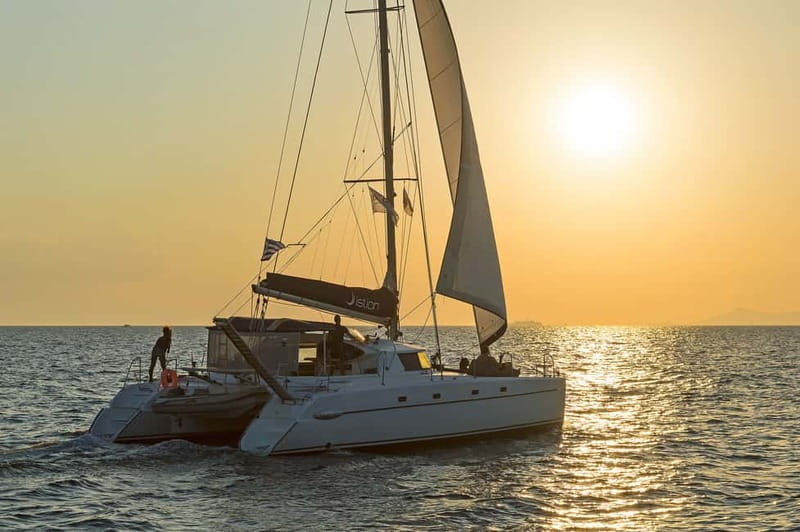 Athens: Half-Day Sunset Catamaran Cruise with Meal & Drinks - Key points to know before booking