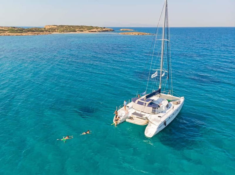Athens: Half-Day Sunset Catamaran Cruise with Meal & Drinks - A gentle sail along the Athenian Riviera