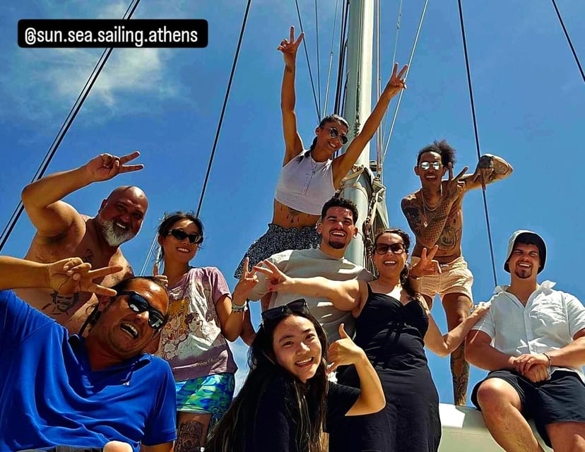 Athens: Riviera Catamaran Tour with Fresh Meal and Drinks - Swimming at Vouliagmeni and Asteras Bay