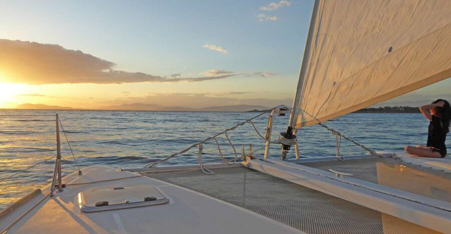 Athens Riviera: Half-Day Private Catamaran Cruise - Leaving Athens by private car