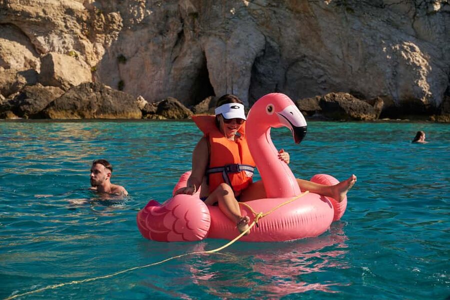 Ayia Napa: Luxury Catamaran Cruise with Lunch & Drinks - Cape Greco after a 40-minute sail
