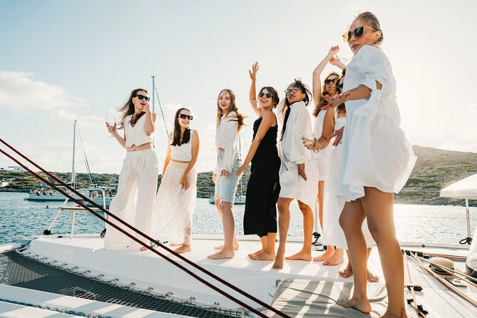 Ayia Napa: Sunset Catamaran Cruise with Lunch & Open Bar - Blue Lagoon is the main water-play stop