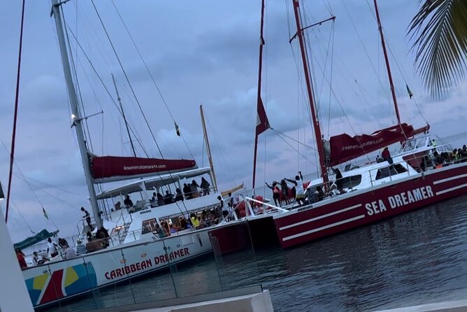 Bamboo Rafting, Catamaran Party Cruise and Snorkeling in Jamaica - Ending at Ricks Café Around Sunset