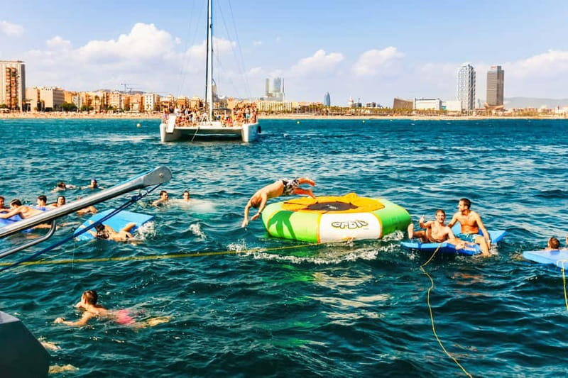 Barcelona: Catamaran Party Cruise with BBQ Meal - Finding the Port Olímpic meeting point