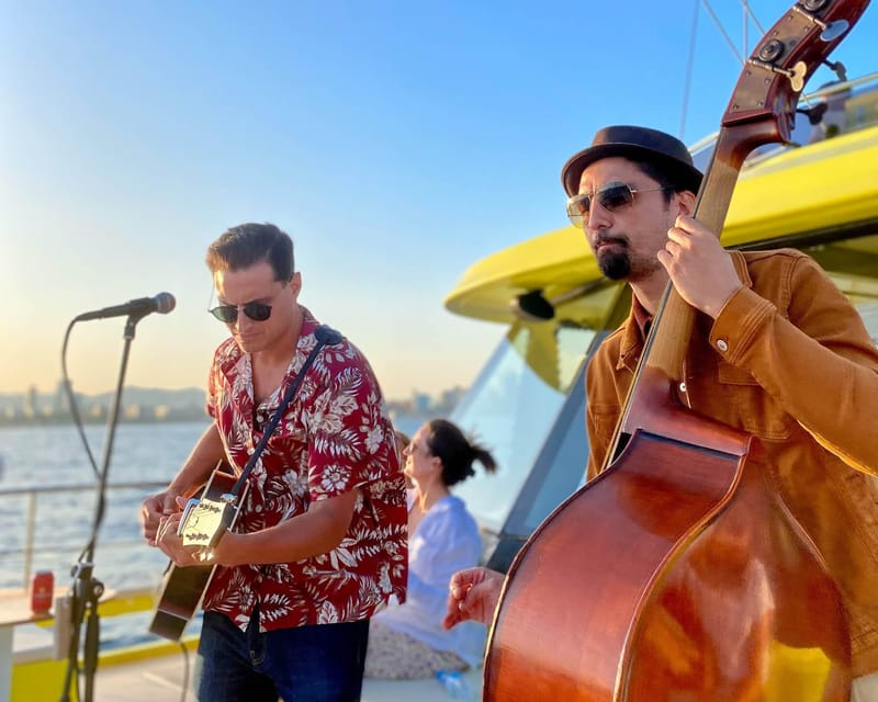 Barcelona: Daytime or Sunset Catamaran Cruise with Music - Leaving Barcelona’s port for open water