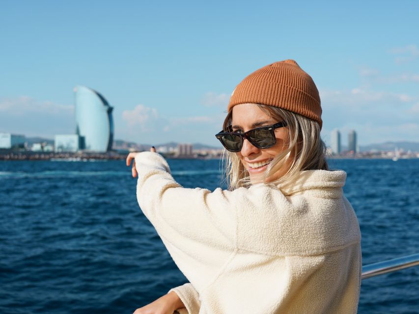Barcelona: Daytime or Sunset Catamaran Cruise with Music - A floating bar, bean bags, and a relaxed atmosphere